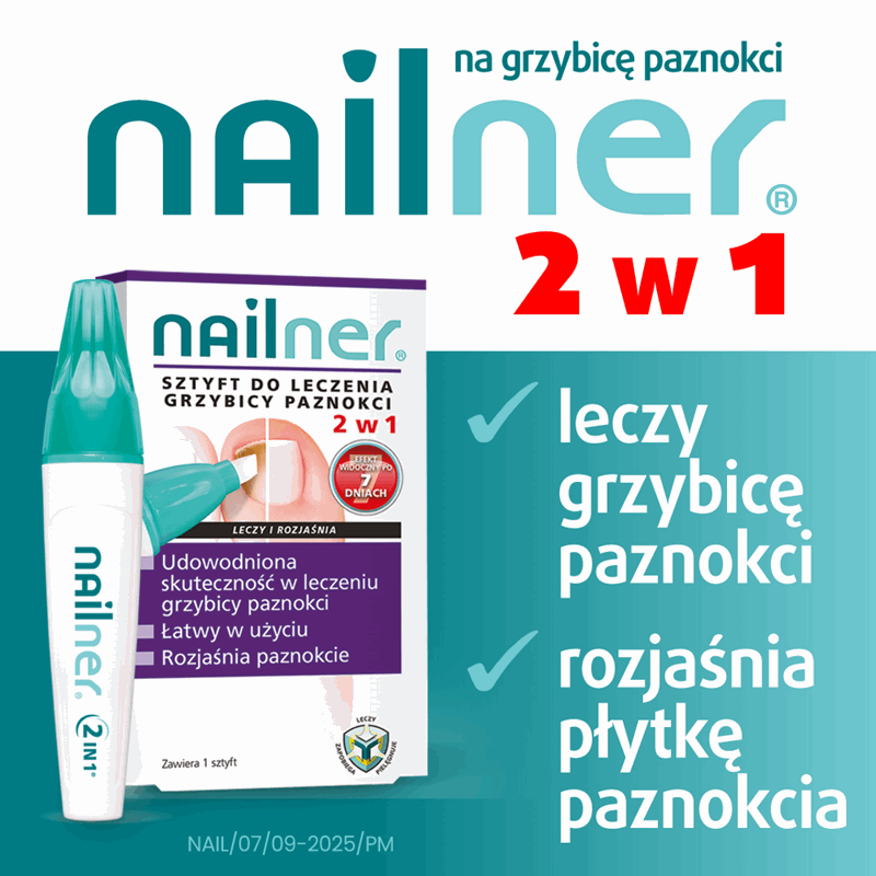 Nailner sztyft  2w1 4 ml