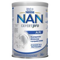 NAN Expert A.R. Mleko początkowe 400 g (od urodzenia)