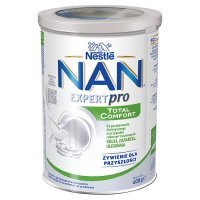 Nan ExpertPro Total Comfort od urodzenia na kolki zaparcia ulewania, 400 g
