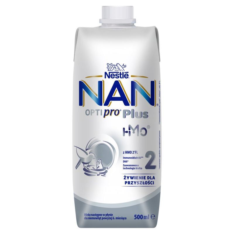 NAN OptiPro Plus 2 Mleko następne (powyżej 6m-ca) 500 ml