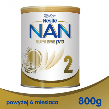NAN Supreme PRO 2 mleko następne dla niemowląt powyżej 6 miesiąca, 800g