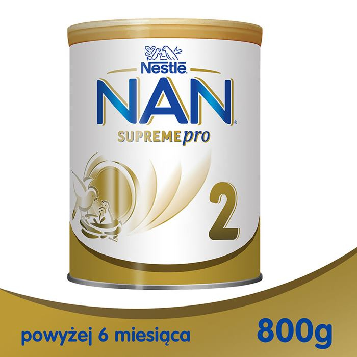 NAN Supreme PRO 2 mleko następne dla niemowląt powyżej 6 miesiąca, 800g