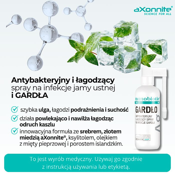 Nanobiotic Med Silver Gardło 30 ml