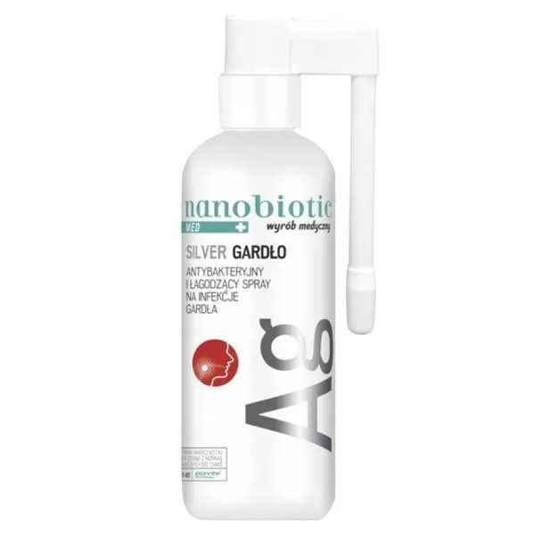 Nanobiotic Med Silver Gardło 30 ml