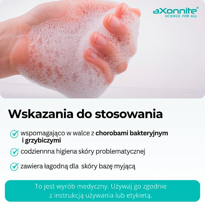 Nanobiotic Med Silver Wash & Protect Mydło do rąk i ciała 500 ml