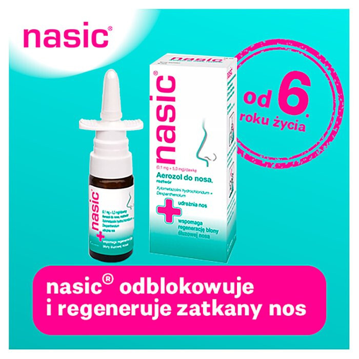 Nasic aerozol do nosa 10 ml