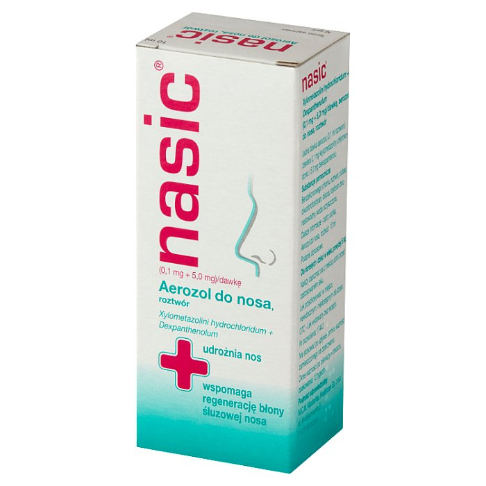 Nasic aerozol do nosa 10 ml