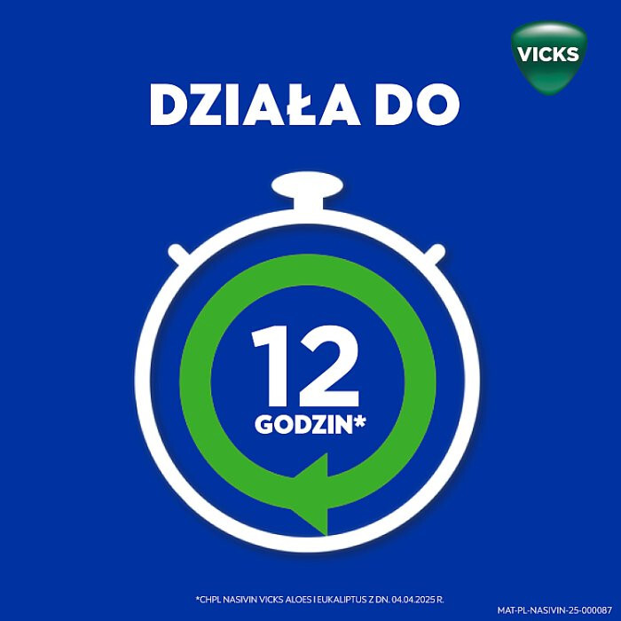 Nasivin Vicks Aloes i Eukaliptus aerozol do nosa, 15 ml