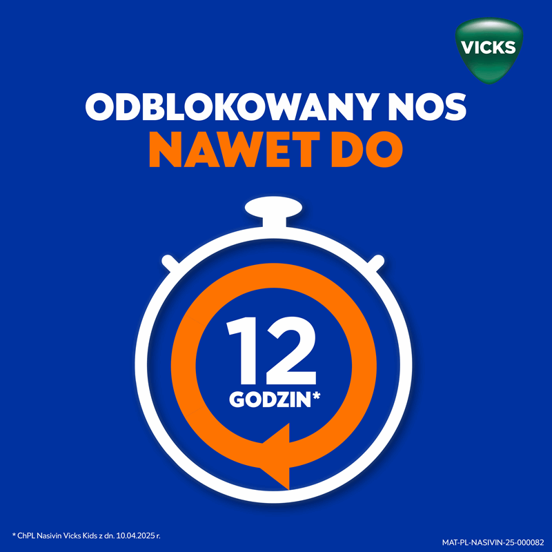 Nasivin Vicks Kids 0,25 mg/ml aerozol do nosa, 10 ml