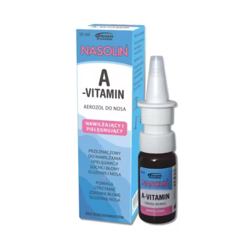 Nasolin A-Vitamin Aerozol do nosa, 10 ml