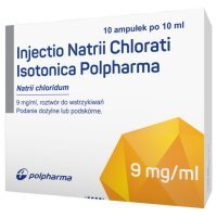 Natrium chloratum 0,9%, 10 ampułek po 10 ml