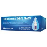 Natrium Chloratum 0,9% sól fizjologiczna 5 ml, 120 ampułek