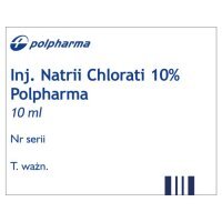 Natrium Chloratum 10% iniekcje ampułki 10 ml, 100 szt.