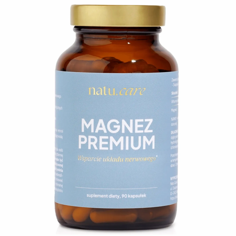 Natu.Care Magnez Premium + witamina B6 kapsułki, 90 szt.