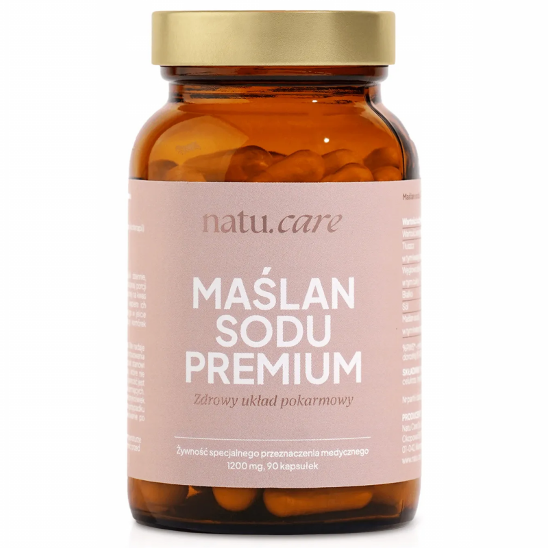 Natu.Care Maślan Sodu Premium kapsułki, 90 szt.