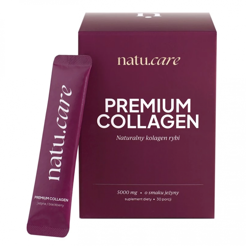 Natu.Care Premium Collagen 5 000 saszetki z kolagenem o smaku jeżyny, 30 szt.