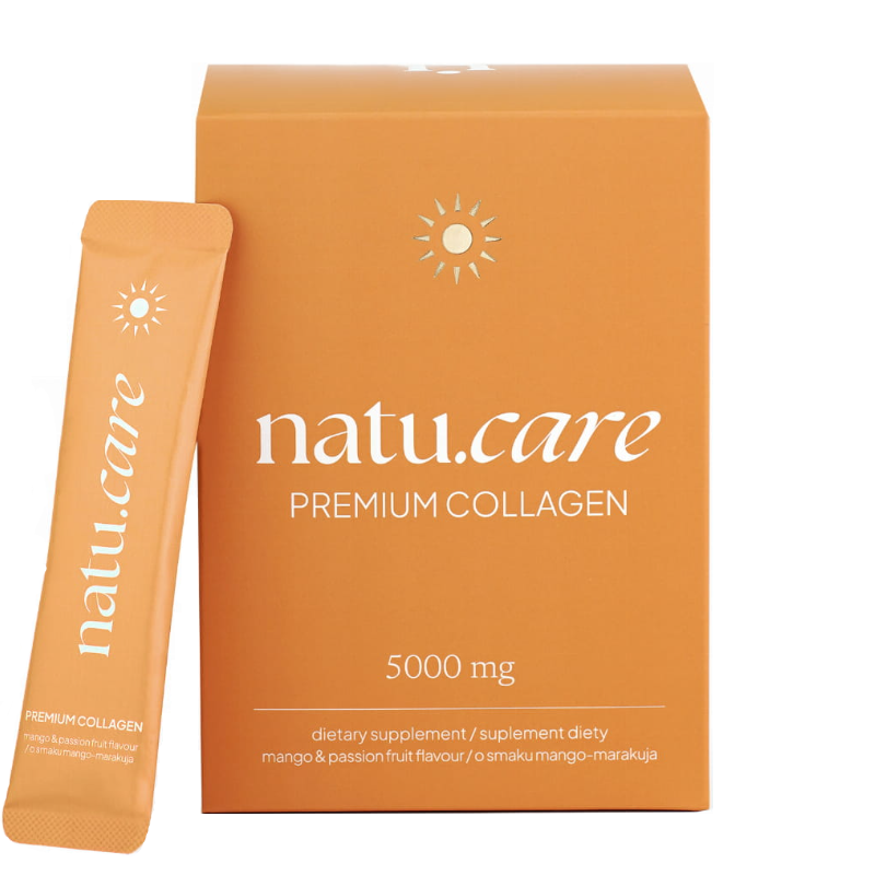 Natu.Care Premium Collagen 5000 mg saszetki z kolagenem o smaku mango-marakuja, 30 szt.