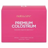 Natu.Care Premium Colostrum saszetki z proszkiem o smaku maliny i czarnego bzu, 30 szt.
