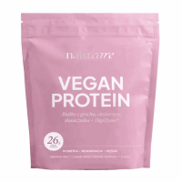 Natu.Care Vegan Protein proszek o smaku białej czekolady z malinami, 525 g