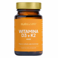 Natu.Care Witamina D3 4000 IU + K2 MK-7 kapsułki, 60 szt.