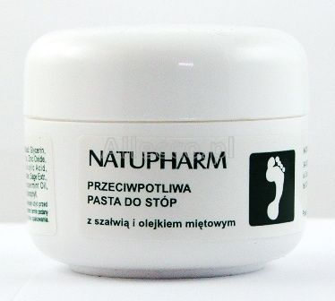 Natu-Pharm przeciwpotliwa pasta do stóp, 50 g