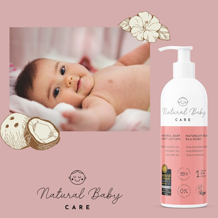 Natural Baby Care Body Lotion balsam do ciała dla dzieci od 1 dnia życia, 200 ml