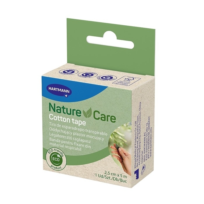 Nature Care ECO Plaster bawełniany na rolce 2,5 cm x 5 m, 1 szt.