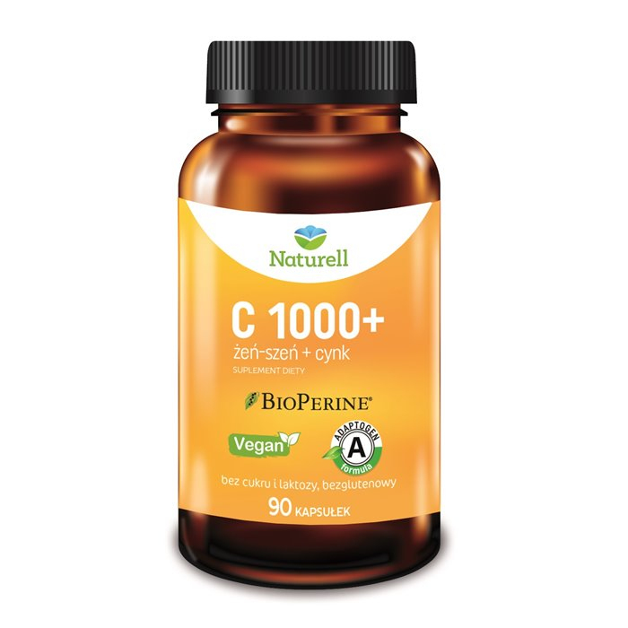 Naturell C 1000+ kapsułki na odporność, 90 szt.
