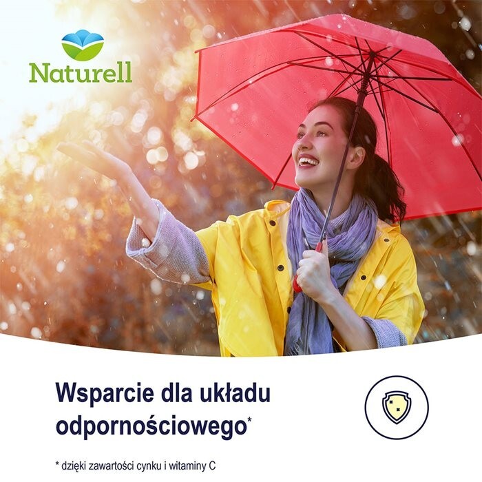 Naturell Cynk organiczny + C 100 tabletek