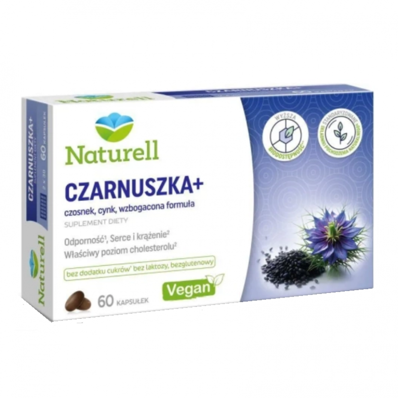 Naturell Czarnuszka+ kapsułki, 60 szt.