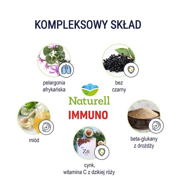 NATURELL Immuno Kids 10 saszetek z proszkiem do sporządzenia roztworu