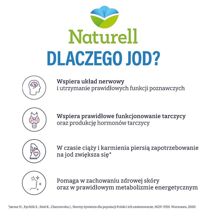 Naturell Jod kapsułki dla wegan, 100 szt.