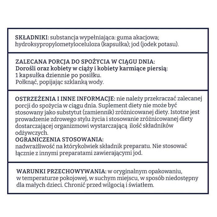 Naturell Jod kapsułki dla wegan, 100 szt.
