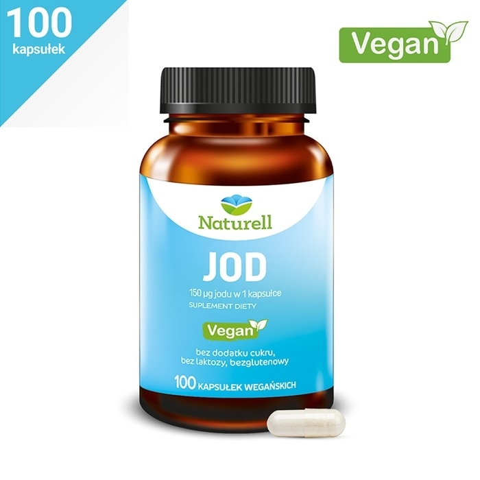 Naturell Jod kapsułki dla wegan, 100 szt.