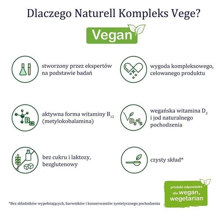 Naturell Kompleks Vege kapsułki, 30 szt.