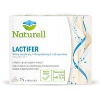Naturell Lactifer kapsułki na odporność zwiększające przyswajanie żelaza, 15 szt.