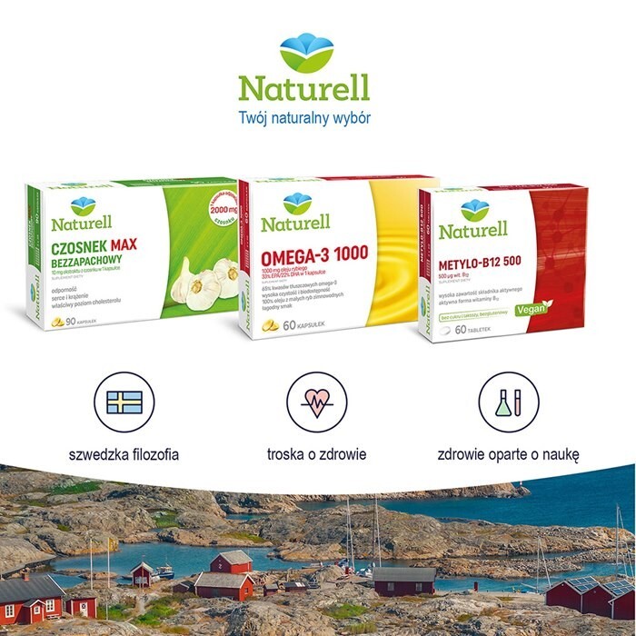 NATURELL Magnez organiczny+ 50 kapsułek