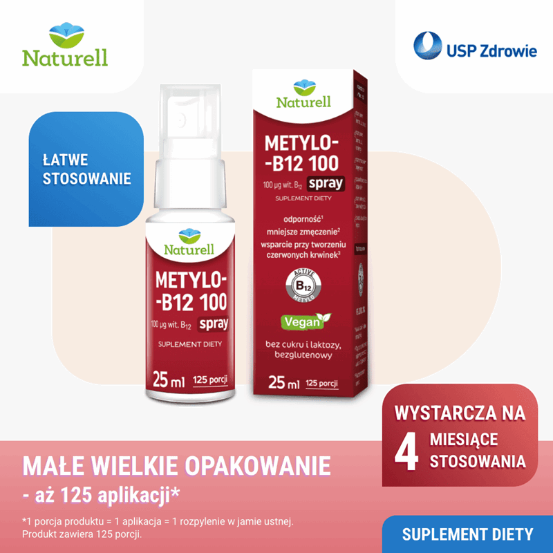 Naturell Metylo-B12 100 spray, 25 ml