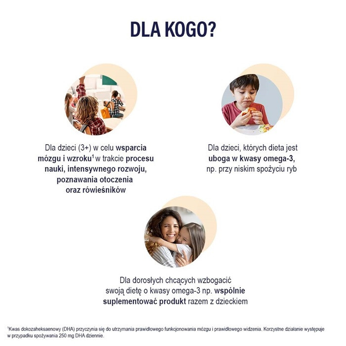 Naturell Omega-3 Uczeń żelki na odporność dla dzieci, 27 szt.