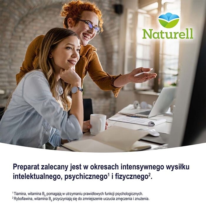 Naturell Rhodiola + B 60 tabletek