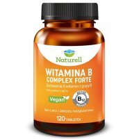 Naturell Witamina B Complex Forte tabletki z kompleksem witamin B, 120 szt.