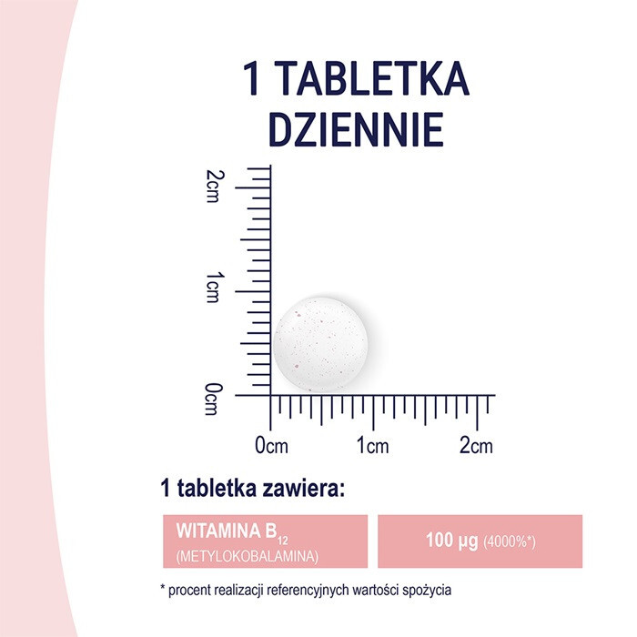 Naturell Witamina B12 Forte tabletki do rozgryzania i żucia, 60 szt.