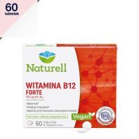 Naturell Witamina B12 Forte tabletki do rozgryzania i żucia, 60 szt.