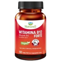 Naturell Witamina B12 Forte tabletki na niedobory witaminy B12, 120 szt.