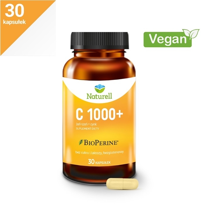 NATURELL Witamina C 1000+ 30 kapsułek
