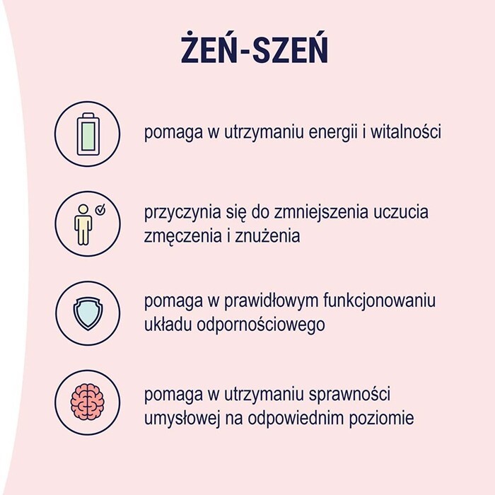 Naturell Żeń-szeń 100 mg tabletki, 60 szt.