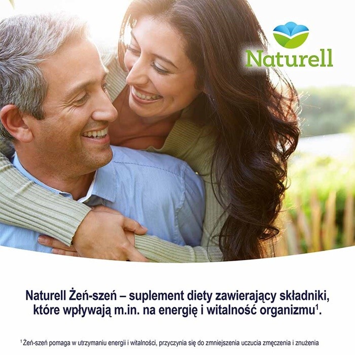 Naturell Żeń-szeń 100 mg tabletki, 60 szt.