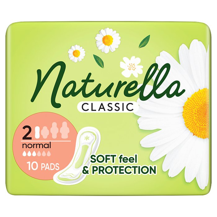 NATURELLA Classic Normal Camomile Podpaski 10 szt.