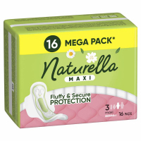 Naturella Maxi podpaski ze skrzydełkami, 16 szt.