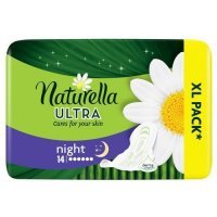 Naturella ultra Night Duo Podpaski ze skrzydełkami 14 szt.